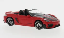 Porsche 718 Spyder RS, rot/schwarz, 2024, 1:43, Bburago
