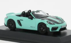 Porsche 718 Spyder RS, türkis/schwarz, 1:64, Tarmac Works