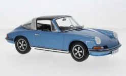 Porsche 911 S 2.4 Targa, blau, 1973, 1:18, Norev