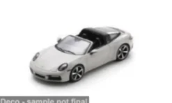 Porsche 911 (992) Targa 4S, hellgrau, 1:43, Spark