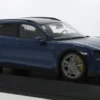 Porsche Taycan Cross Tourismo Turbo S, blau, 2021, 1:18, Minichamps