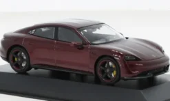 Porsche Taycan Turbo S, dunkelrot, 2019, 1:43, Minichamps