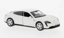 Porsche Taycan Turbo S, weiss, 1:64, Maisto