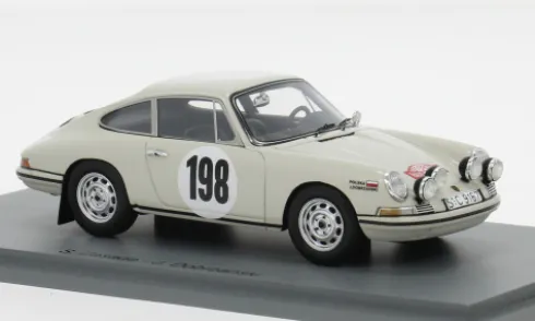 Porsche 911 T/R, Rally Monte Carlo, 1968, #198, S.Zasada/J.Dobrzanski, 1:43, Spark