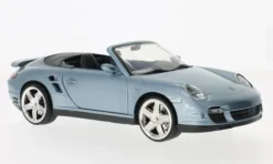 Porsche 911 (997) Turbo Cabriolet, hellblau, 1:18, Motormax