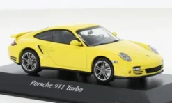 Porsche 911 (997) Turbo, gelb, 2009, 1:43, Maxichamps