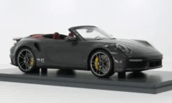 Porsche 911 (992) Turbo S Cabriolet, grau, 2022, 1:18, Schuco