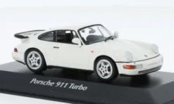 Porsche 911 (964) Turbo, weiss, 1990, 1:43, Maxichamps