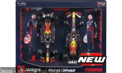 Red Bull 2er-Set: RB19, 2023, M.Verstappen/S.Perez, 1:24, Bburago
