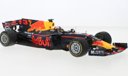 Red Bull Tag Heuer RB13, Formel 1, GP Spanien, Red Bull Racing, Red Bull, #3, D.Ricciardo, 1:18, Spark