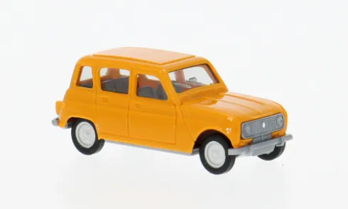 Renault 4, orange, 1:87, Herpa