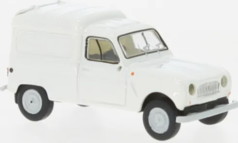 Renault R4 Fourgonnette, weiss, 1961, 1:87, Brekina