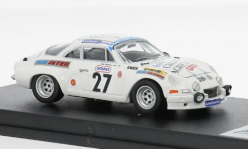 Renault Alpine A110, Critérium Neige et Glace, 1976, #27, A.Verchère/M.Grasset, 1:43, Trofeu