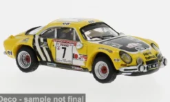 Renault Alpine A110, Tour de Corse, 1970, #7, G.Nicholas, 1:87, Brekina