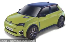Renault 5 E-Tech, gelb, 1:43, Bburago