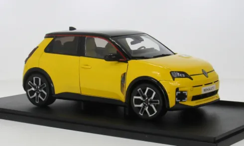 Renault 5 E-Tech, gelb, 2024, 1:18, Solido