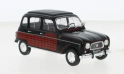 Renault 4L Parisienne, schwarz/Dekor, 1964, 1:24, WhiteBox