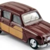 Renault 4 Parisienne, dunkelrot/Dekor, 1967, 1:64, Norev