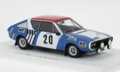 Renault 17, Rally Monte Carlo, 1975, #20, J.F.Piot/J.De Alexandris, 1:43, Spark