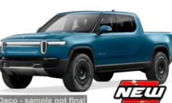 Rivian R1T, blau, 2025, 1:18, Maisto
