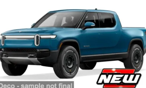 Rivian R1T, blau, 2025, 1:18, Maisto