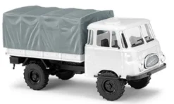 Robur 1800, weiss/grau, 1:87, Busch