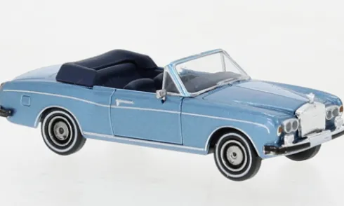 Rolls Royce Corniche, blau, 1971, 1:87, PCX87