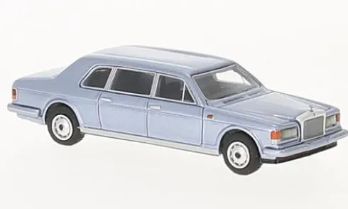 Rolls Royce Silver Spur II Touring Limousine, hellblau, 1985, 1:87, BoS-Models