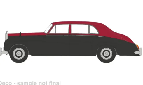 Rolls Royce Phantom V James Young, rot/schwarz, 1:43, Oxford
