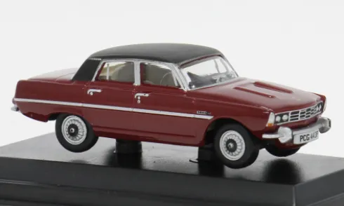Rover P6, rot/schwarz, 1:76, Oxford