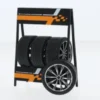 - RS3 Wheels, schwarz/silber, 1:18, IXO