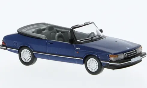 Saab 900 Cabriolet, dunkelblau, 1986, 1:87, PCX87