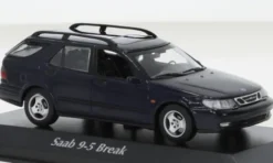 Saab 9-5 Break, dunkelblau, 1999, 1:43, Maxichamps