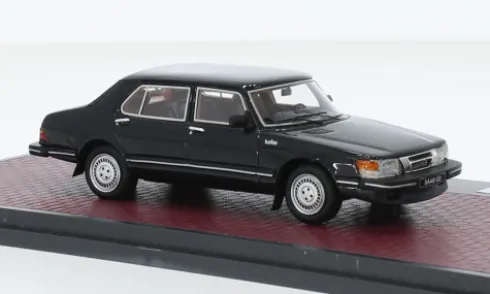 Saab 900 CD Turbo, schwarz, 1981, 1:43, Matrix