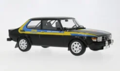 Saab 99 Turbo, schwarz/Dekor, 1977, 1:18, MCG