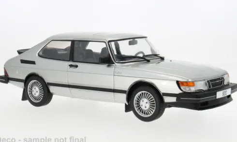 Saab 900 Turbo, silber, 1981, 1:18, MCG