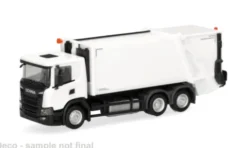 Scania CG17 Pressmüllfahrzeug Variopress, weiss, 1:87, Herpa