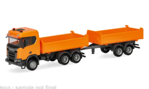 Scania CR ND XT, orange, 1:87, Herpa