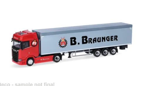 Scania CS 20 HD, Braunger, 1:87, Herpa