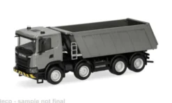Scania XT17, grau/gelb, 1:87, Herpa