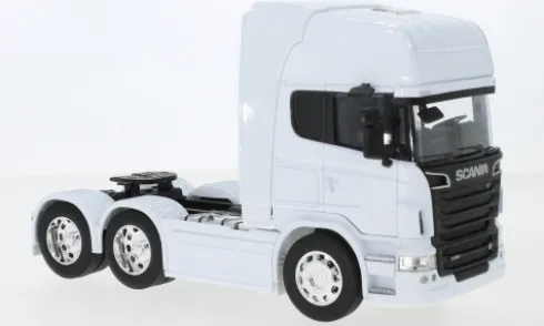 Scania R730 V8 (6x4), weiss, 1:32, Welly