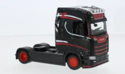 Scania S730 Highline, schwarz/rot, 1:43, Bburago
