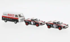 Set Lancia Stratos HF und Fiat 238 Kasten, 1974, Lancia Rally Team, 1:87, Brekina