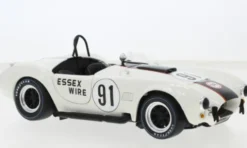 Shelby Cobra 427 S/C, weiss/dunkelblau, Essex Wire, 1:18, Kyosho