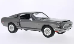 Shelby GT-500KR, grau/schwarz, 1968, 1:18, Lucky Die Cast