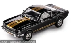 Shelby GT350, schwarz/gold, 1965, 1:64, Majorette