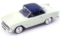 Simca Aronde Plein Ciel, weiss/dunkelblau, 1957, 1:43, AutoCult