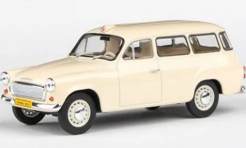 Skoda 1202 Ambulanz, 1964, Sanitka (CZ), 1:43, Abrex