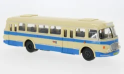 Skoda Autobus 706 RTO, beige/blau, 1:43, Abrex
