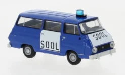 Skoda 1203 Bus, blau, 1969, SOOL, 1:87, Brekina